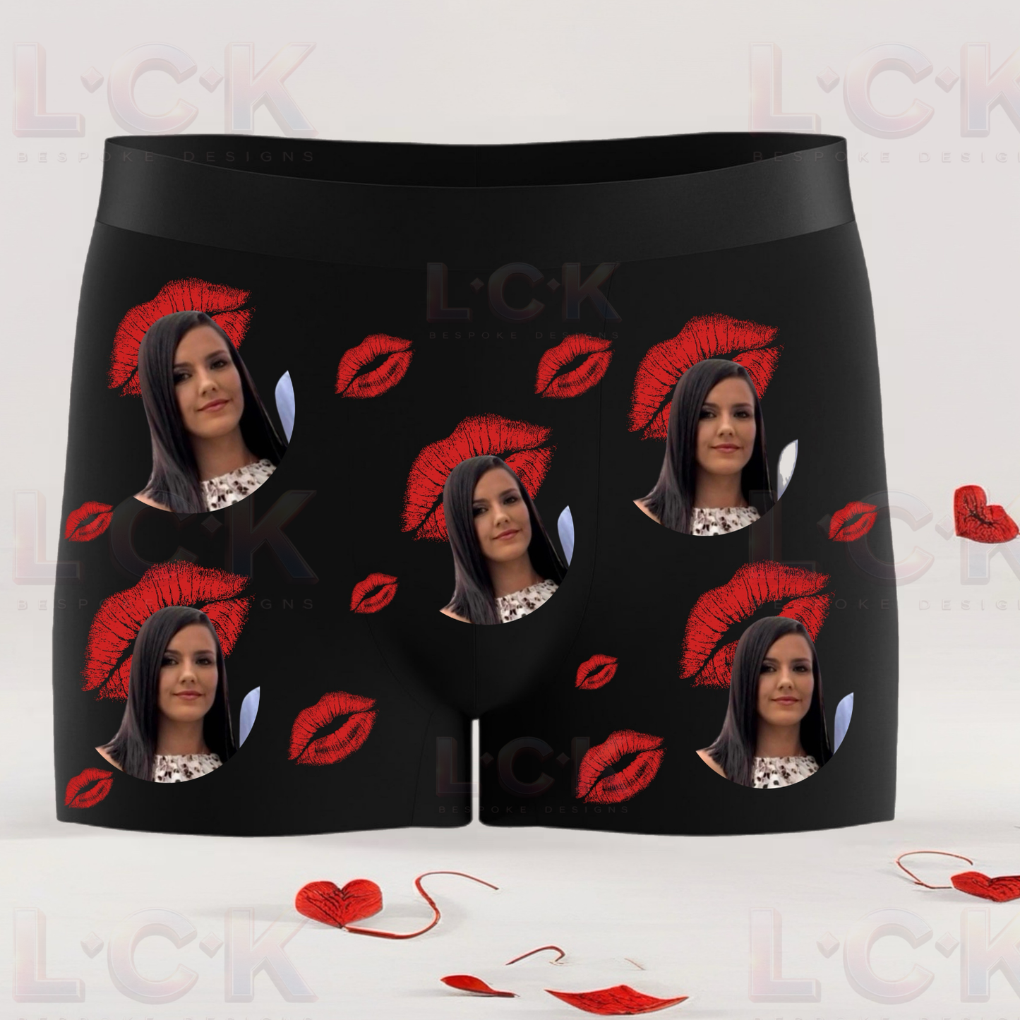 Custom Photo Boxer Shorts | Personalized Underwear with Your Picture | Valentine's Gift