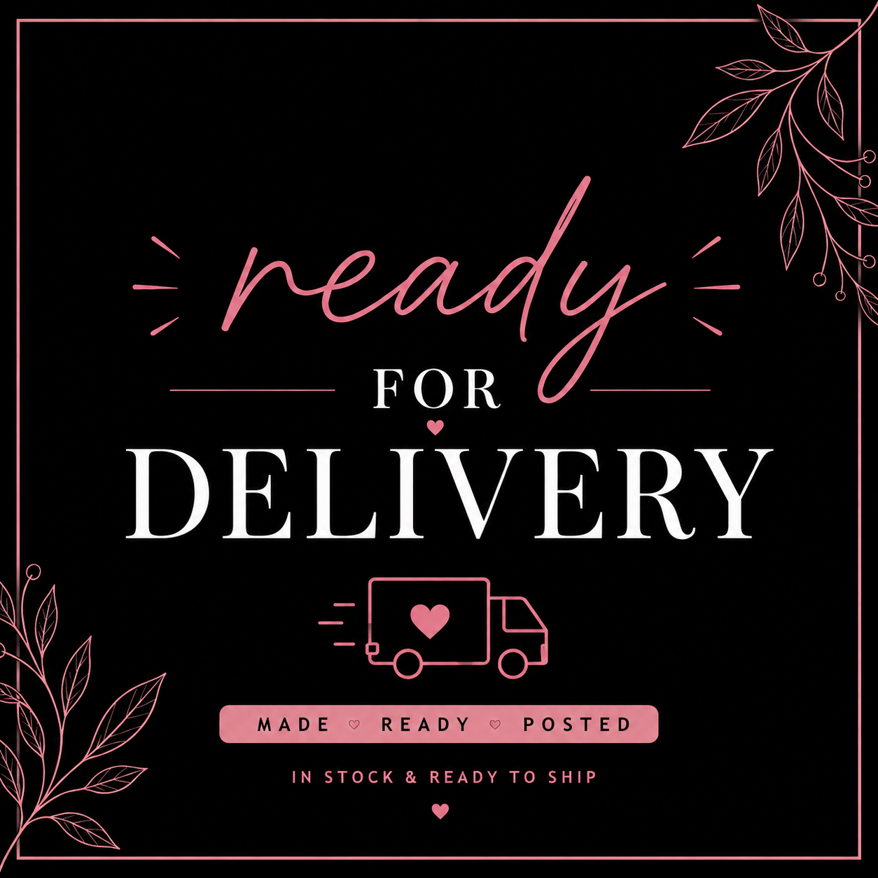 Ready for Delivery | In Stock & Ready to Ship Gifts | LCK Bespoke Design