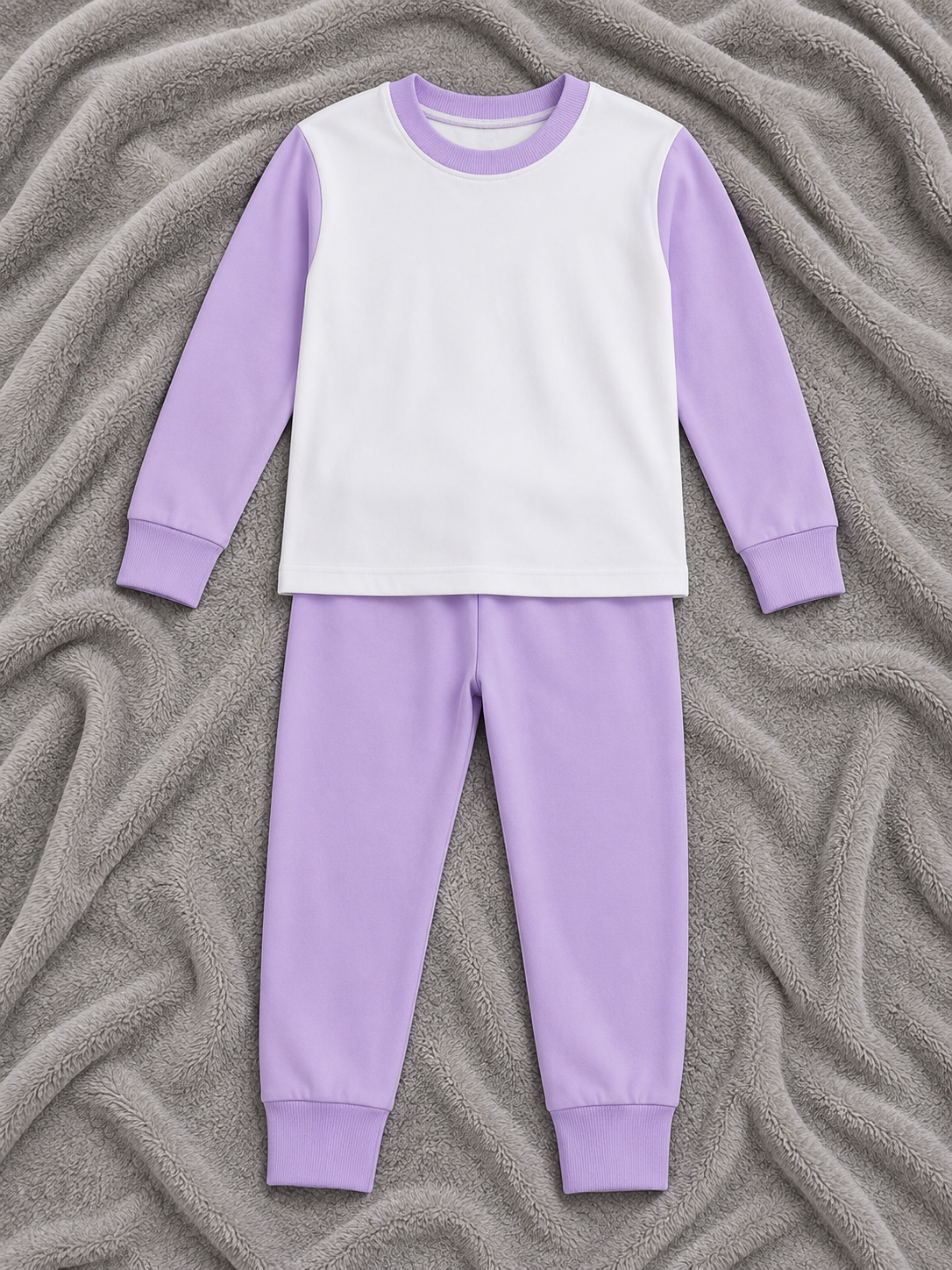 Personalised Lilac Children's Pyjamas | Custom Kids Pyjamas