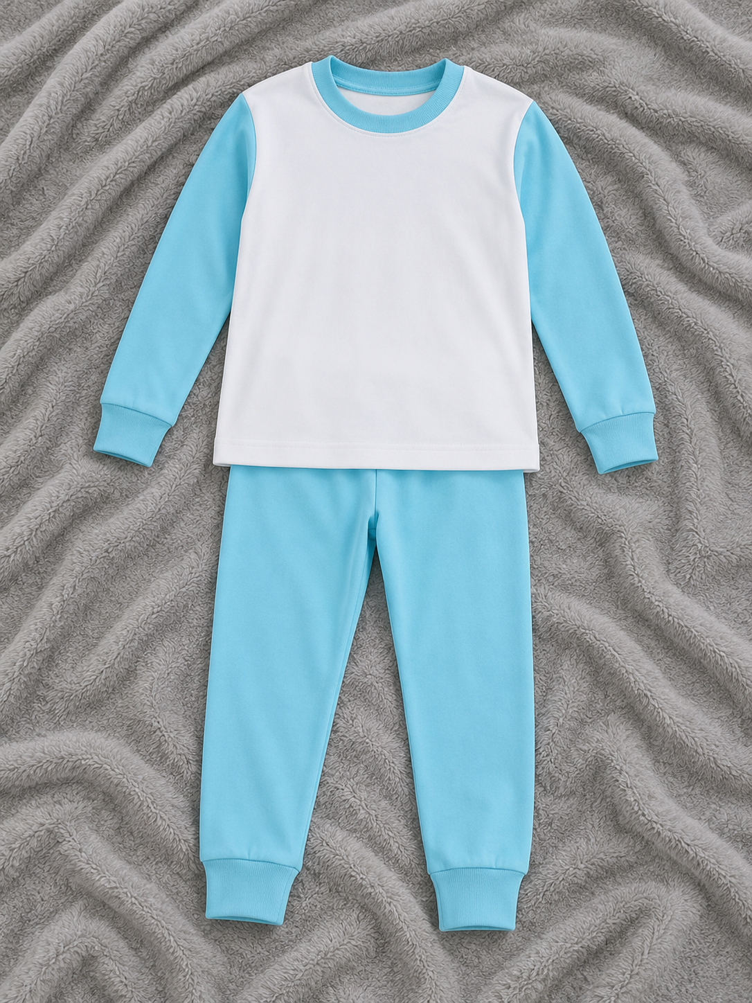 Personalised Blue Children's Pyjamas | Custom Kids Pyjamas