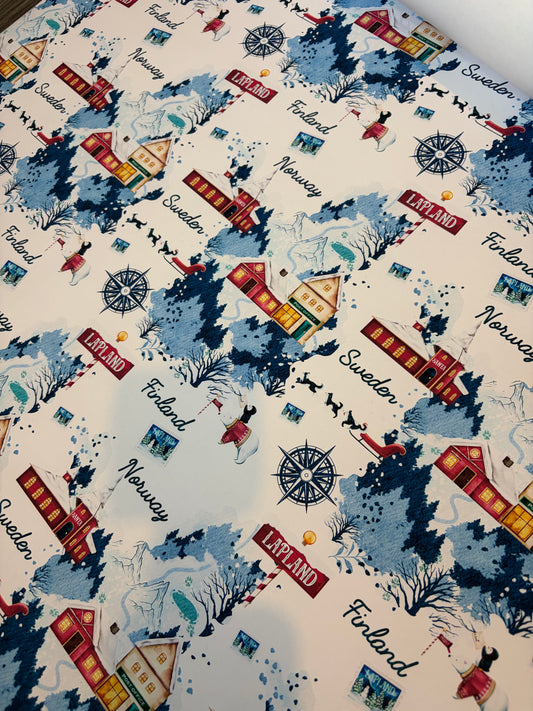 Lapland Christmas Wrapping Paper