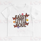 Sassy Little Soul Kids T-Shirt | Cute Leopard Print & Butterfly T-shirt