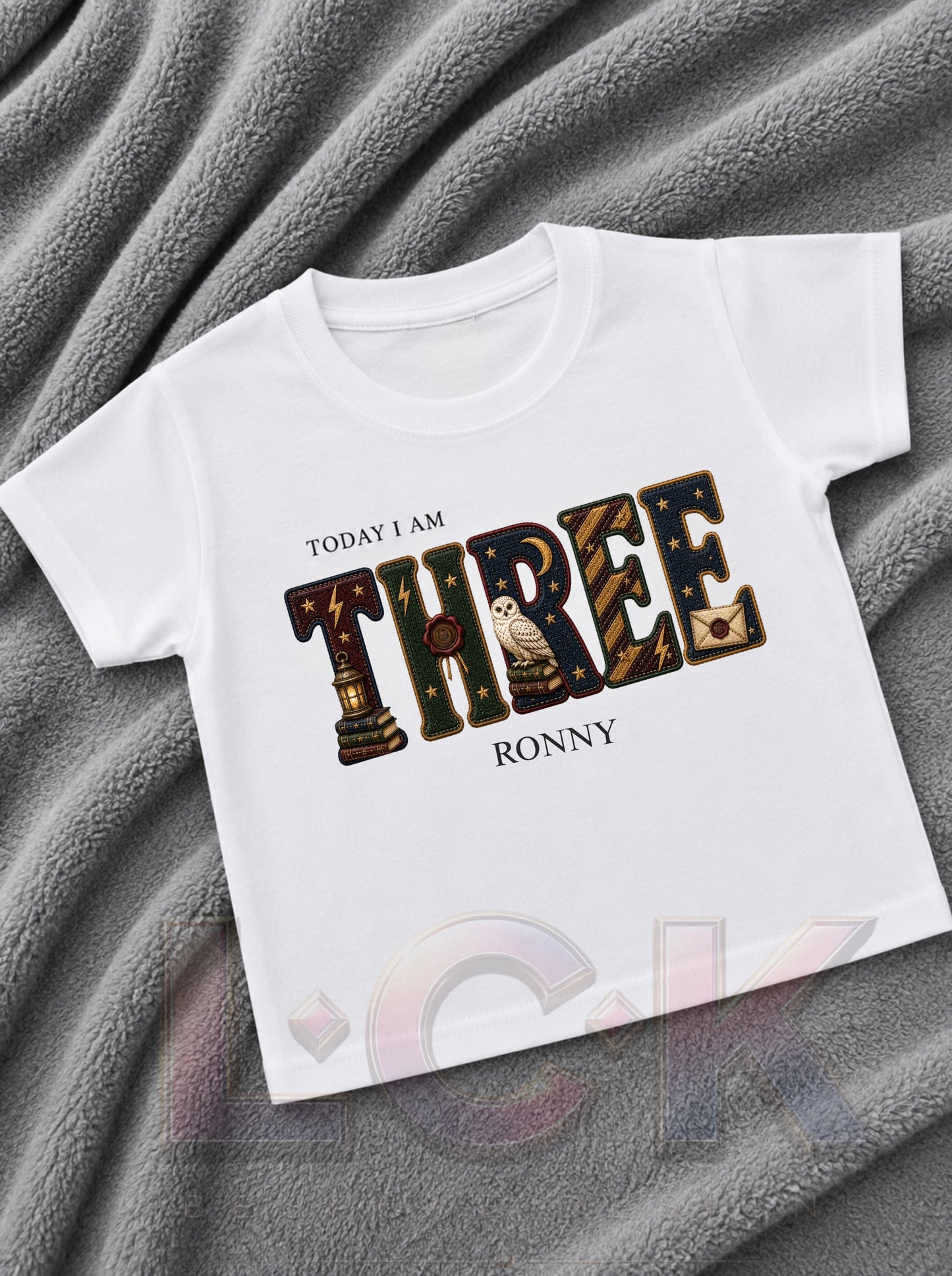 Personalised Wizard Birthday T-Shirt | Custom Any Age Birthday Top