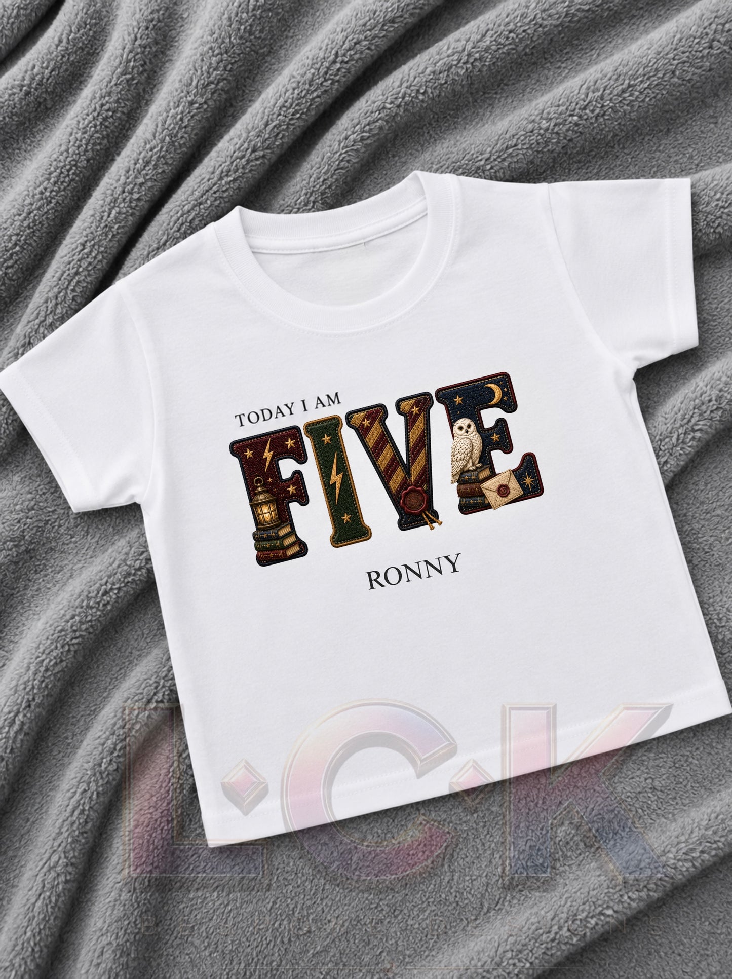 Personalised Wizard Birthday T-Shirt | Custom Any Age Birthday Top