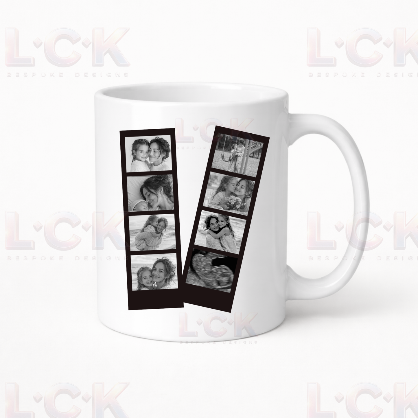 Personalised Photo Strip Mug – Custom Memory Keepsake